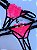 Calcinha Personalizada (u) Secretária | Preta/Rosa neon - Imagem 1