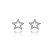 BRINCO DE ESTRELA DELICADA PRATA - Imagem 1
