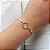 BRACELETE GEOMÉTRICO REDONDO DE PRATA 925 - Imagem 2
