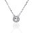 COLAR DE PRATA REDONDO COM ZIRCÔNIA - Imagem 1