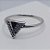 ANEL TRIANGULO CRAVEJADO NAS LATERAL C/ MICRO ZIRCONIA - Imagem 1