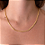Colar Choker Lacraia Média - Folheado em Ouro 18K - Imagem 2