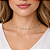 Choker detalhes em Zircônias - Banhado Ouro 18k - Imagem 2