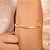 Bracelete Design Liso - Banhado Ouro 18k - Imagem 2
