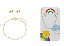 Conjunto Infantil Bolinhas Brinco e Pulseira - Banhado Ouro - Imagem 1