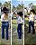 Calça Country Feminina Estância Country Flare Lycra Cós Alto - Imagem 6