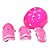 Patins Infantil 4 Rodas Feminino Menina Roller Criança Rosa - Imagem 7