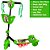 Patinete Infantil Menino Com Cesta Som E Luz Dinossauro Top - Imagem 2