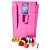 Mini Geladeira Infantil Cozinha Brinquedo Grande Menina Rosa - Imagem 1