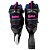 Patins Infantil 4 Rodas Criança Menina Rosa Unitoys Led Luz - Imagem 9