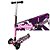 Patinete Infantil Rosa 3 Rodas Unitoys Menina Radical Led - Imagem 1