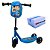 Patinete Infantil 3 Rodas Menino Criança Azul Mochila - Imagem 1