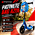 Patinete Infantil 3 Rodas Azul com Mochilinha, Guidão Emborrachado, Base Antiderrapante e Suporta 30kg - Imagem 3