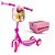 Patinete Infantil 3 Rodas Menina Princesa Rosa Feminino DM - Imagem 6
