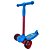 Patinete Azul Infantil 3 Rodas Menino Luz Led Masculino Azul - Imagem 6