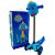 Patinete Infantil 3 Rodas Menino Pelúcia 30Kg Unitoys Azul - Imagem 1