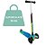 Patinete Infantil 3 Rodas Menino Radical Led Unitoys Verde - Imagem 3