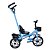 Triciclo Infantil Motoca Velotrol Cesto Buzina Apoiador Cor - Imagem 4
