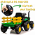 Trator Elétrico Infantil 12v Verde Controle Remoto Ecopower - Imagem 3