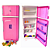Cozinha  Big Completa Kit Brinquedo Geladeira Rosa Menina - Imagem 3
