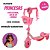 Patinete Infantil Princesas 3 Rodas Led Musica Menino Menina - Imagem 2