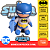 Boneco Pelúcia Vinil Colecionável Herói Batman Dc Comics - Imagem 2