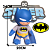 Boneco Pelúcia Vinil Colecionável Herói Batman Dc Comics - Imagem 4