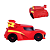 Batwheels Mini Carros Vinil Vermelho Robin Bebês E Crianças - Imagem 4