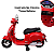 Moto Elétrica Lambreta Infantil  Luz Som Scooter Led - Imagem 3