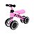 Andador Bebê Treina Equilíbrio Rosa Menino Menina - Imagem 1