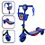 Patinete Infantil 3 Rodas Cestinha Luz Led Menino Menina - Imagem 4