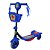 Patinete Infantil 3 Rodas Cestinha Luz Led Menino Menina - Imagem 1