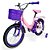 Bicicleta Aro 16 Com Rodinhas Rosa Love Infantil - Imagem 3