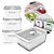 Kit 4 Organizadores Geladeira Clear Fresh 2,8l Cesto Tampa - Imagem 1
