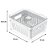 Kit 4 Organizadores Geladeira Clear Fresh 2,8l Cesto Tampa - Imagem 4