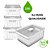 Kit 4 Organizadores Geladeira Clear Fresh 2,8l Cesto Tampa - Imagem 2
