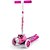 Patinete Infantil 3 Rodas Feminino Minnie Led Rosa Menina - Imagem 1
