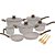 Conjunto Panela Indução Cerâmico Cook 10pç Revestida Tampa - Imagem 1