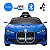 Carro Elétrico Infantil Bmw I4 12v C/r Azul Estiloso Potente - Imagem 2