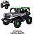 Carro Elétrico Infantil Jipe Off Road 12v C/r Cinza - Imagem 4