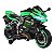 Moto Elétrica Infantil Ninja Zx10e Verde – Estilo E Aventura - Imagem 1