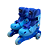 Patins Tri Line Kt19ap Azul – Kit Completo 30-33 - Imagem 1