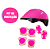 Kit Patins Kp2230 Rosa E Lilás – Tamanho 30 Ao 33 - Imagem 3