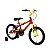 Bicicleta Aro 16 Sk-ii Vermelha-amarela – Infantil Hfe - Imagem 1