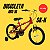 Bicicleta Aro 16 Sk-ii Vermelha-amarela – Infantil Hfe - Imagem 2