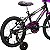 Bicicleta Aro 16 Sk-ii Preta/roxa – Feminina Infantil Wan - Imagem 4