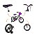 Bicicleta Aro 16 Sk-ii Preta/roxa – Feminina Infantil Wan - Imagem 5