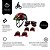 Kit De Proteção Kj19vm - Vermelho Chamas Com Capacete - Imagem 2