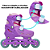 Kit Patins In Line Kp19rp - Ajustável Rs 30-33 - Imagem 3