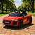 Carro Elétrico Infantil Audi R8 12v Controle Remoto Vermelho - Imagem 3